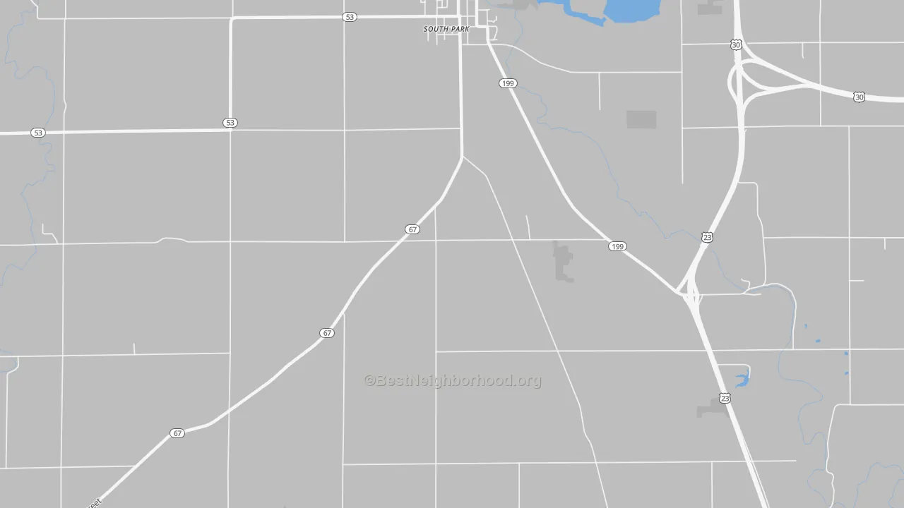 Transit Grade map of South Park, OH