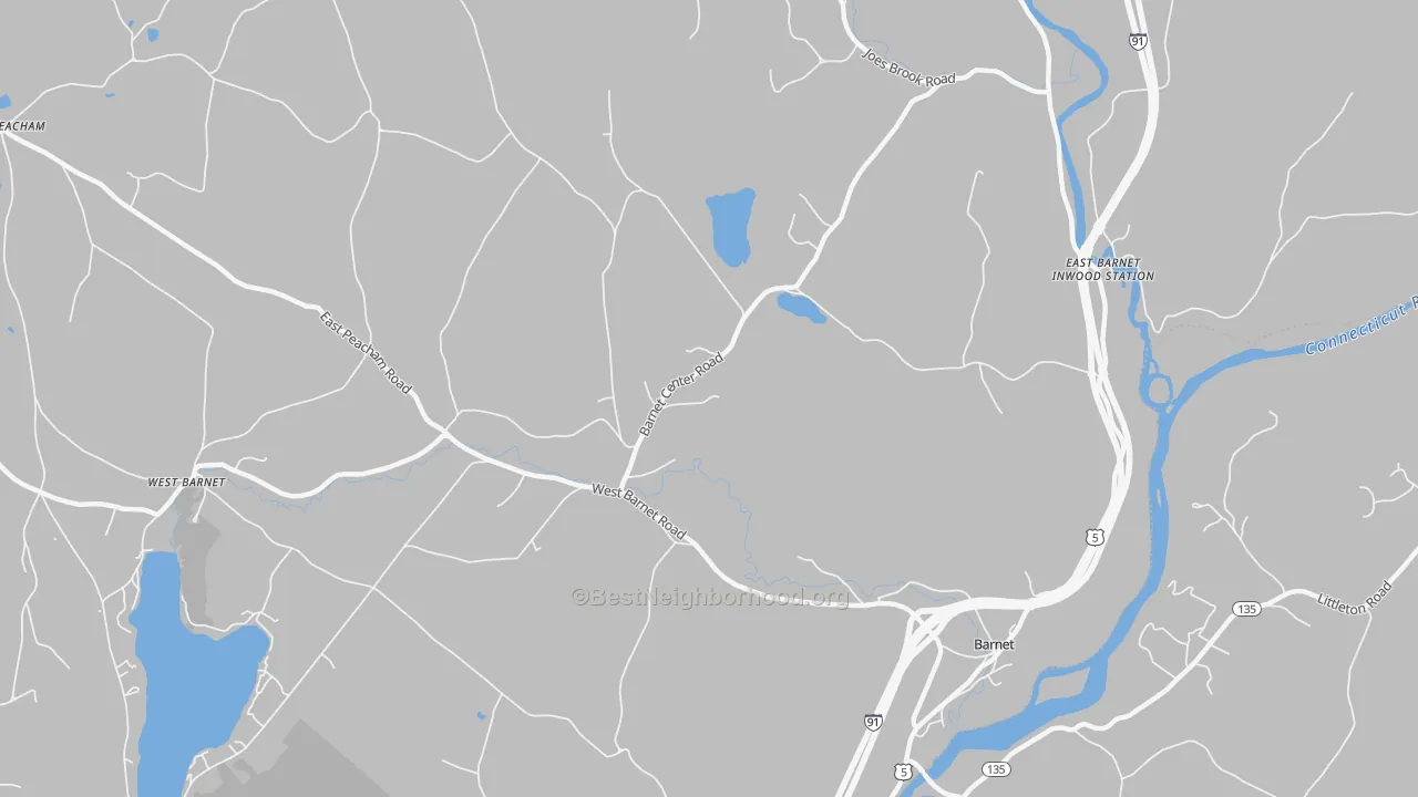 Transit Grade map of South Peacham, VT