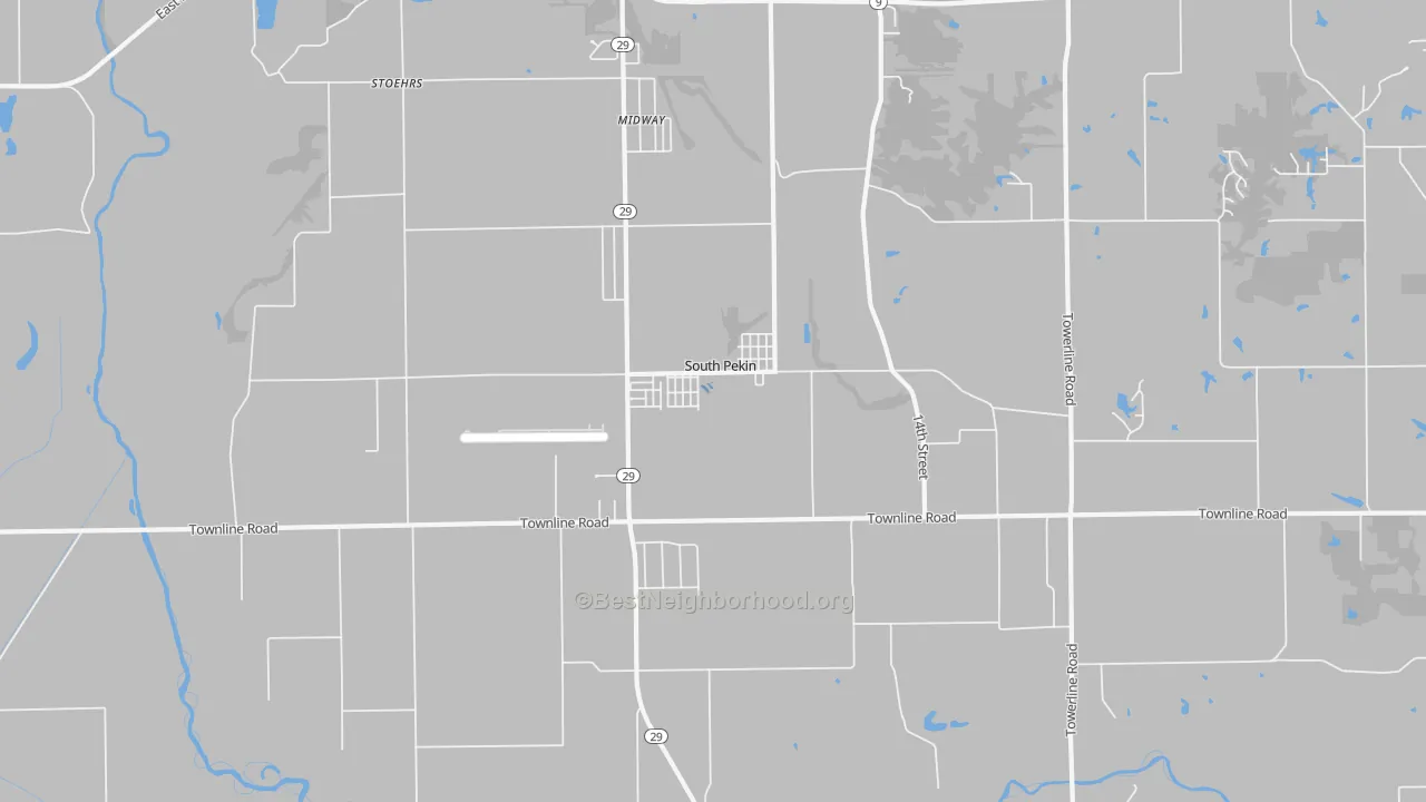 Transit Grade map of South Pekin, IL