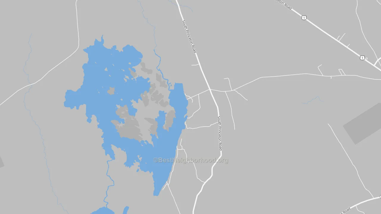 Transit Grade map of South Princeton, ME
