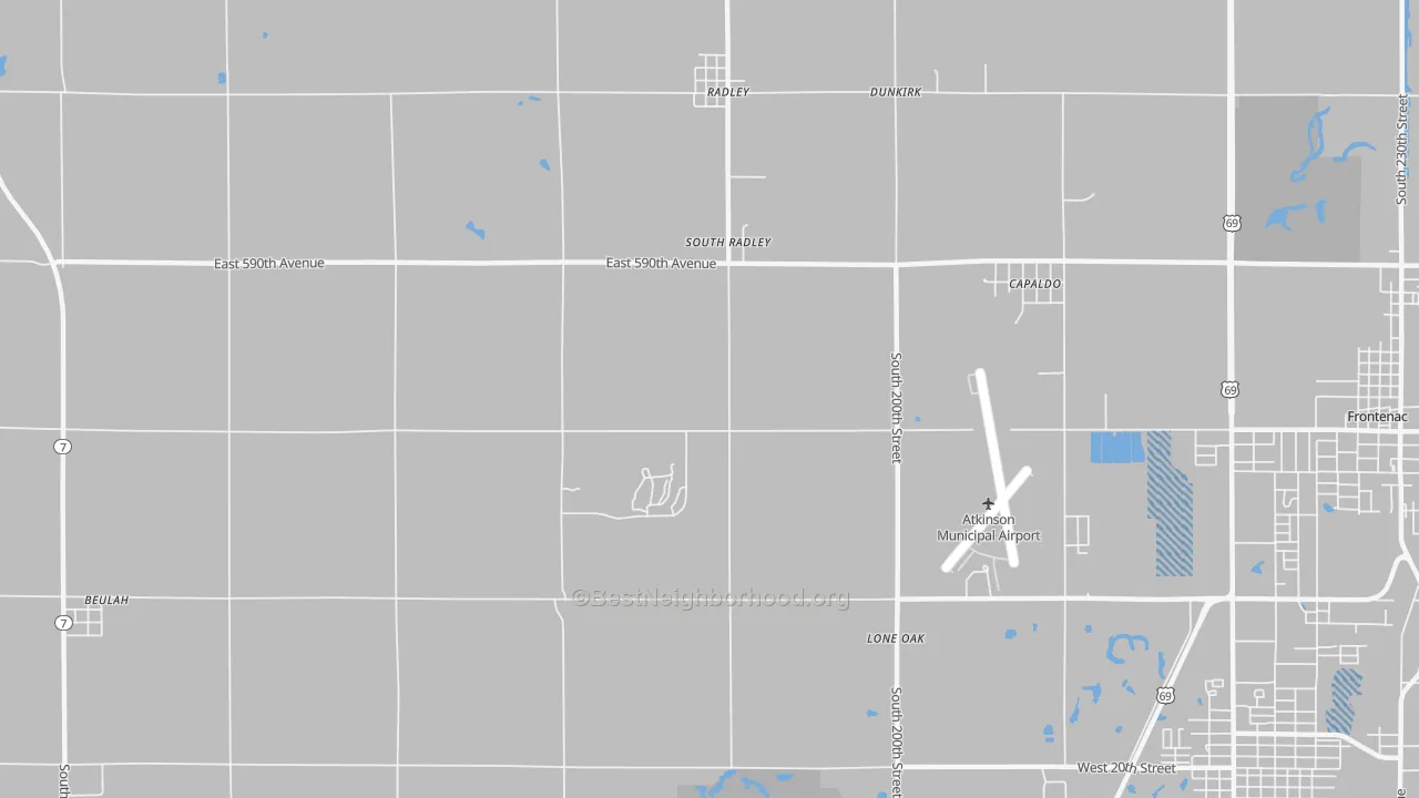 Transit Grade map of South Radley, KS