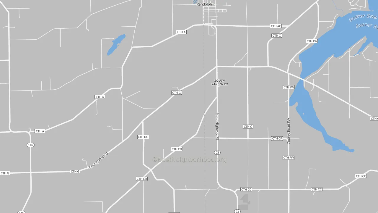 Transit Grade map of South Randolph, WI