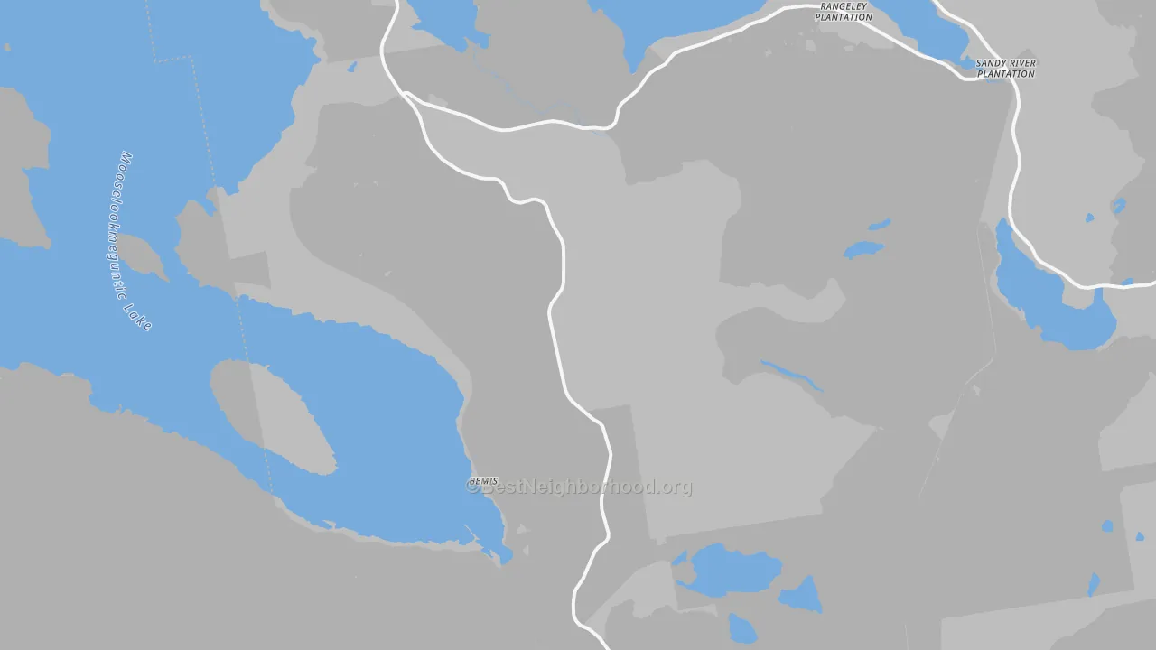 Transit Grade map of South Rangeley, ME