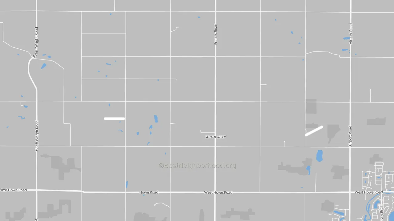 Transit Grade map of South Riley, MI