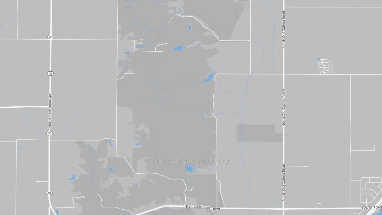 Transit Grade map of South Rome, IL