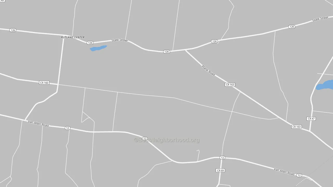 Transit Grade map of South Rutland, NY