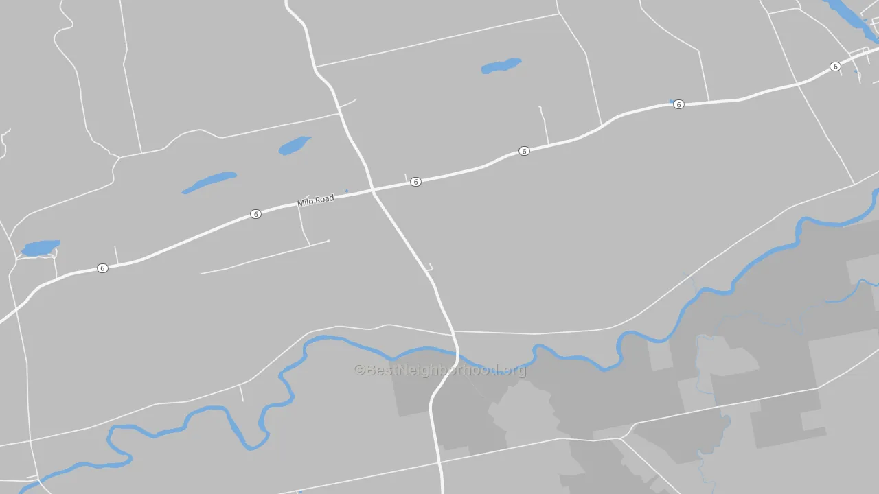 Transit Grade map of South Sebec, ME