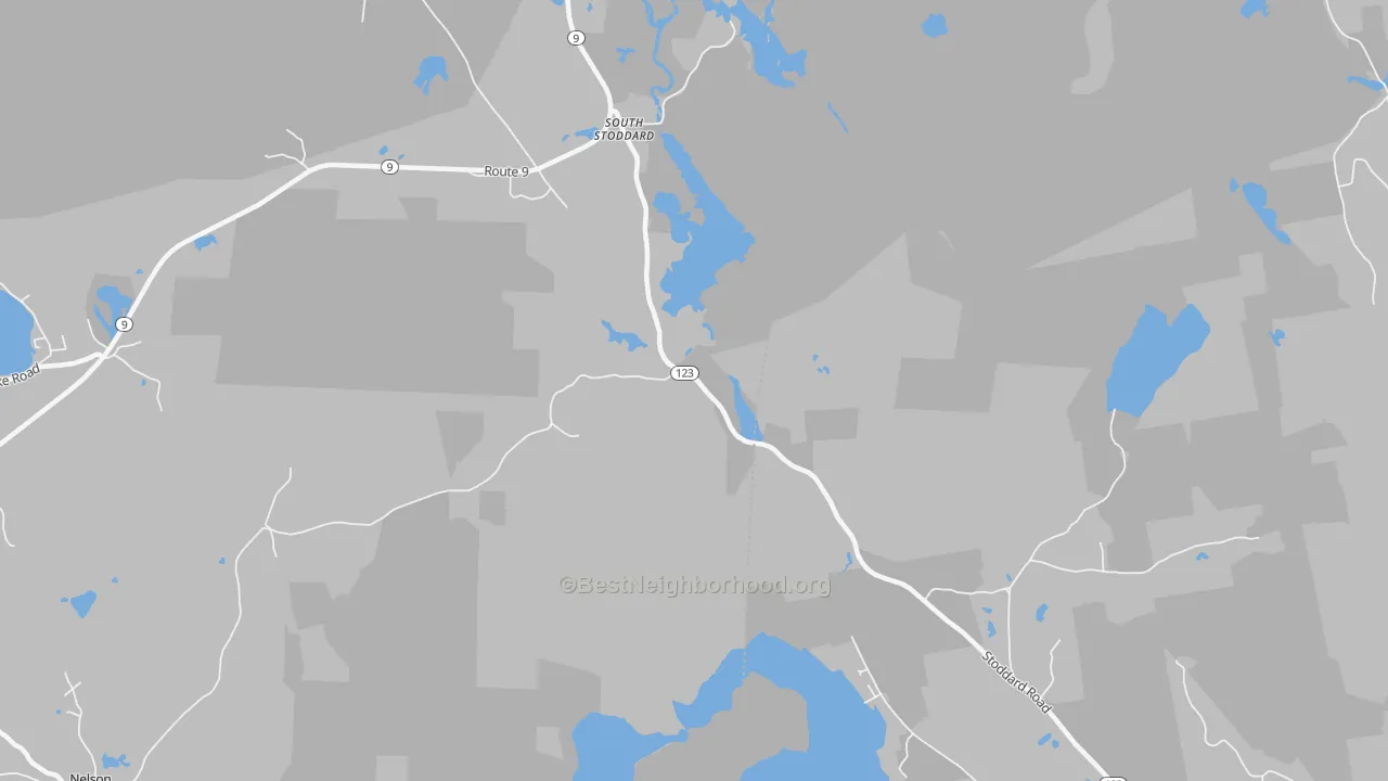 Transit Grade map of South Stoddard, NH