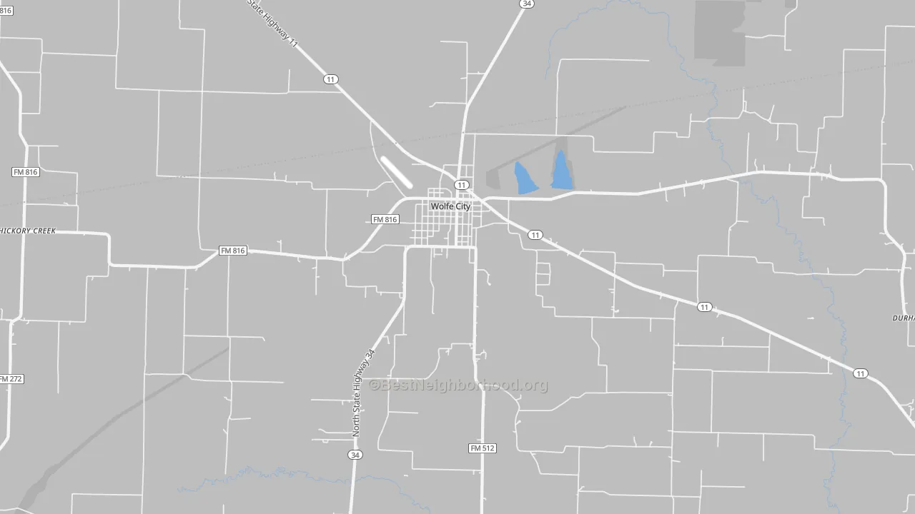 Transit Grade map of South Sulphur, TX