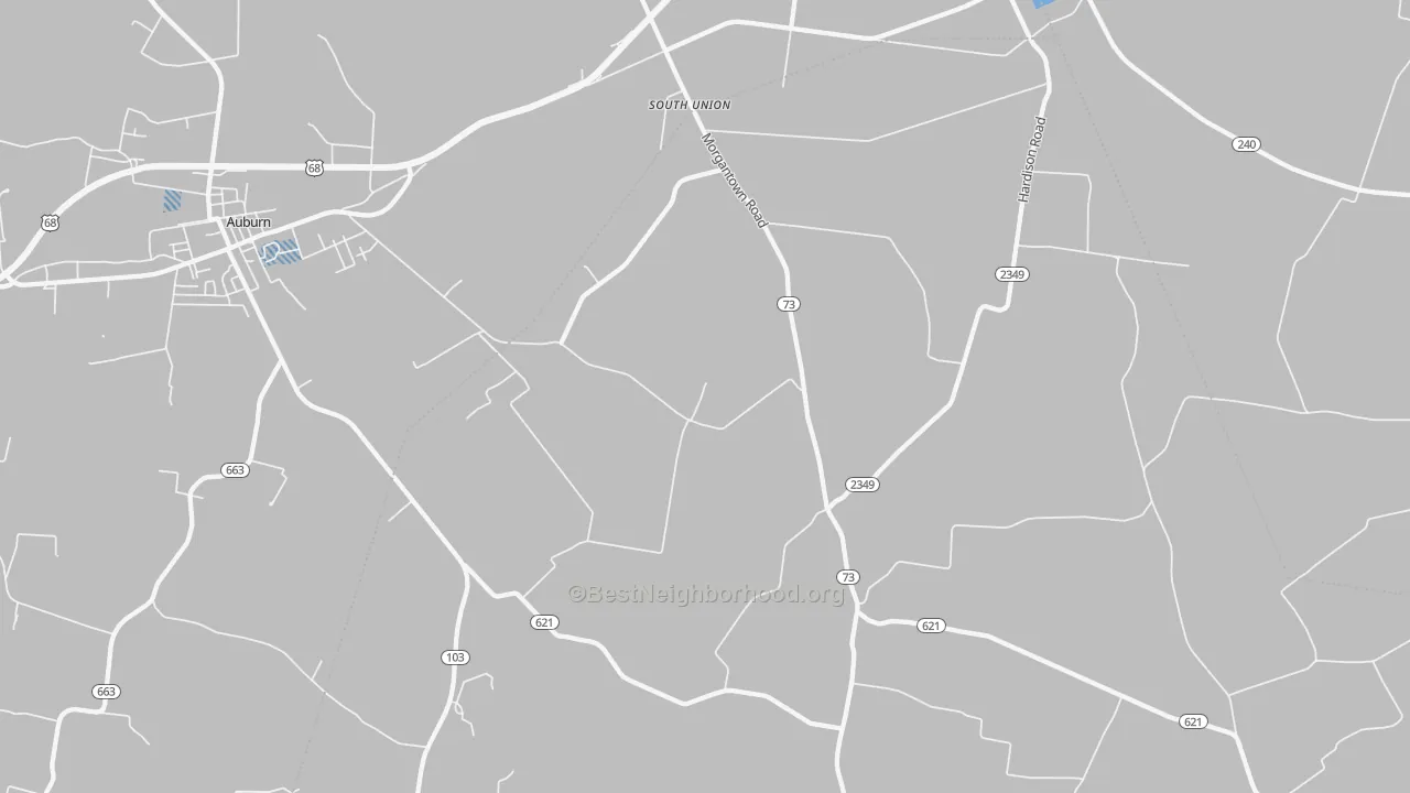 Transit Grade map of South Union, KY