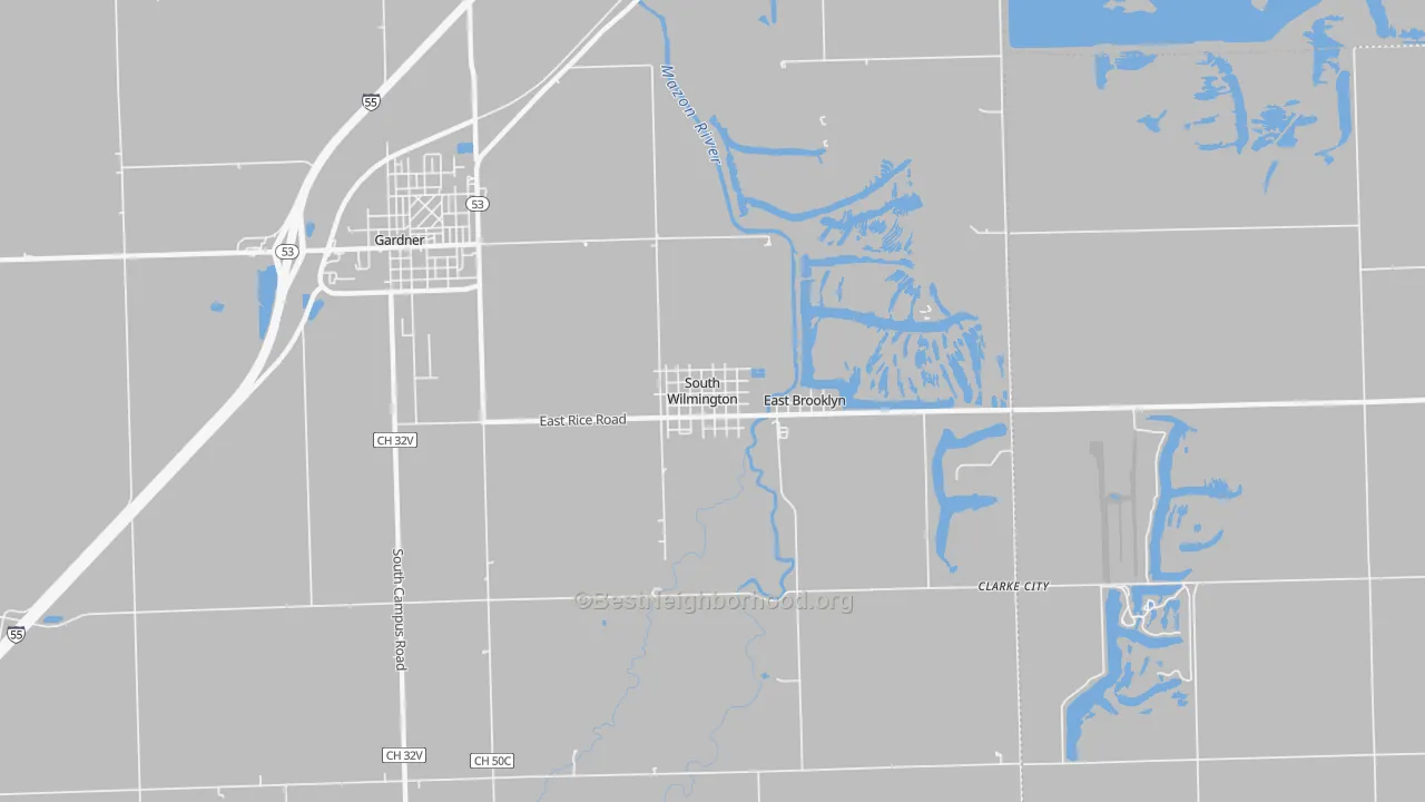 Transit Grade map of South Wilmington, IL