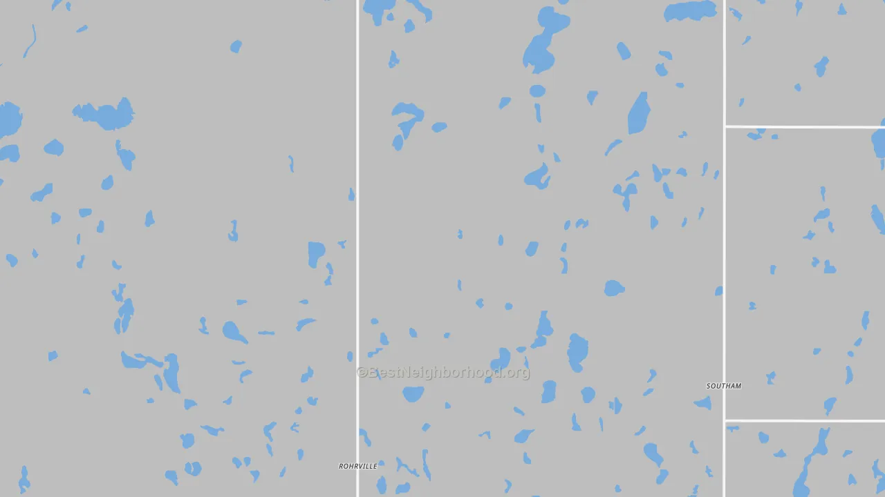 Transit Grade map of Southam, ND