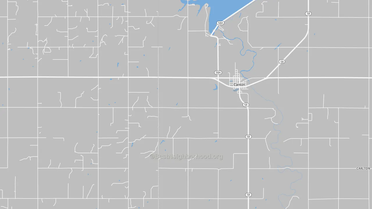 Transit Grade map of Southard, OK