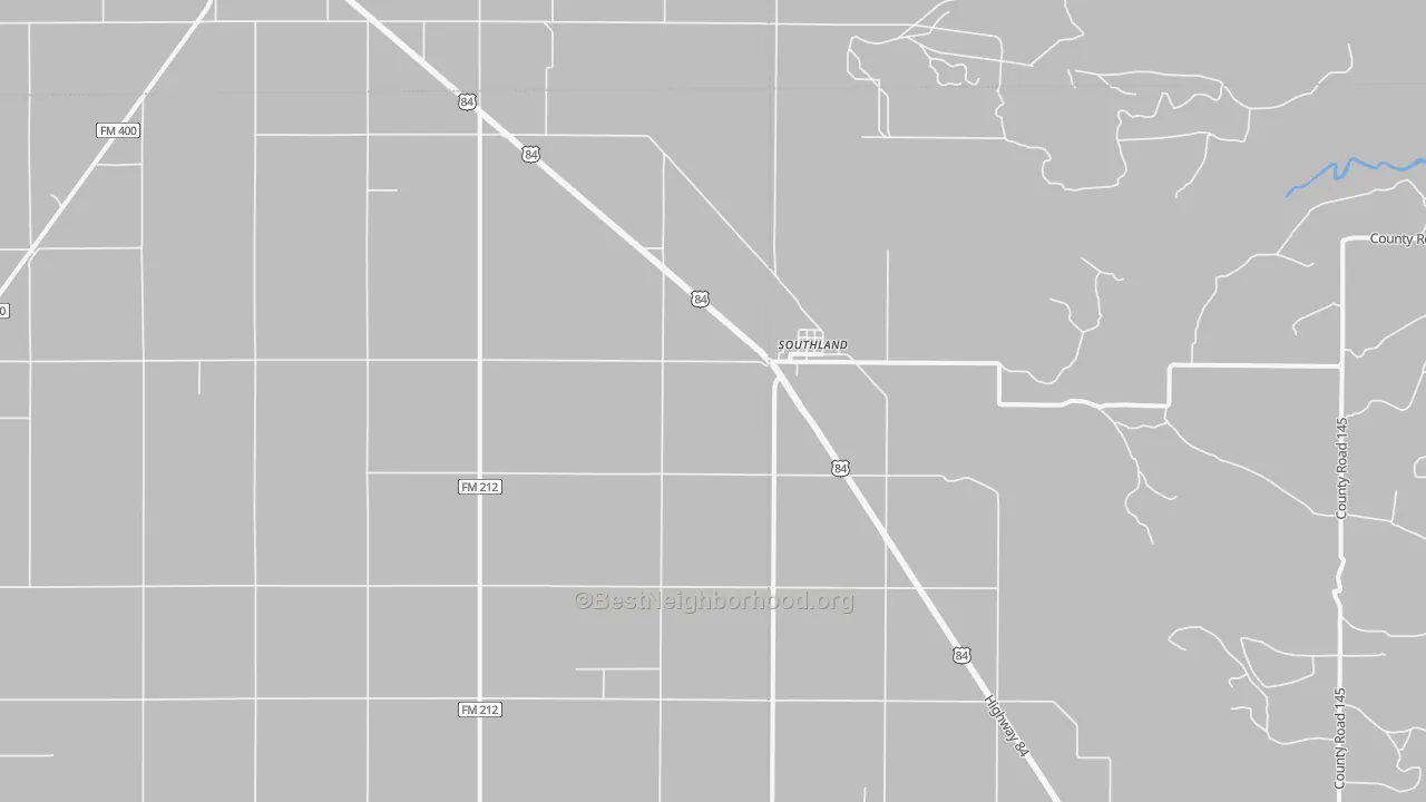Transit Grade map of Southland, TX
