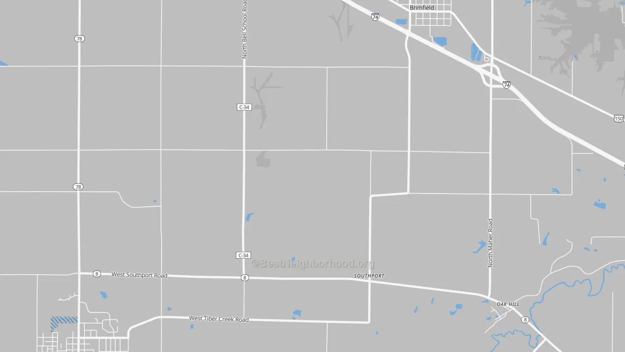 Transit Grade map of Southport, IL