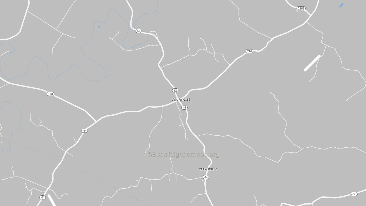 Transit Grade map of Southville, KY