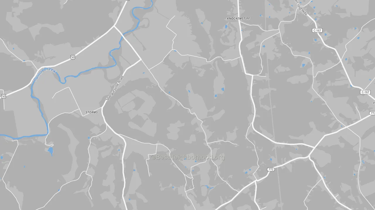 Transit Grade map of Spargursville, OH