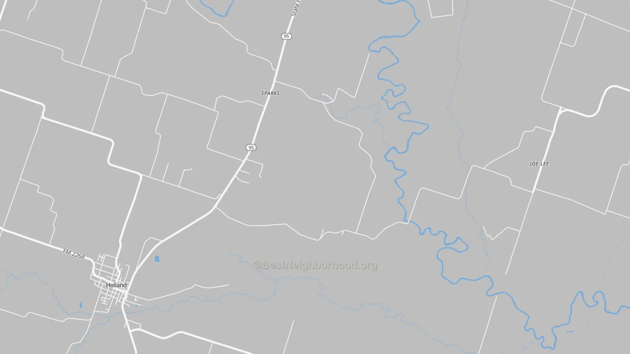 Transit Grade map of Sparks, TX