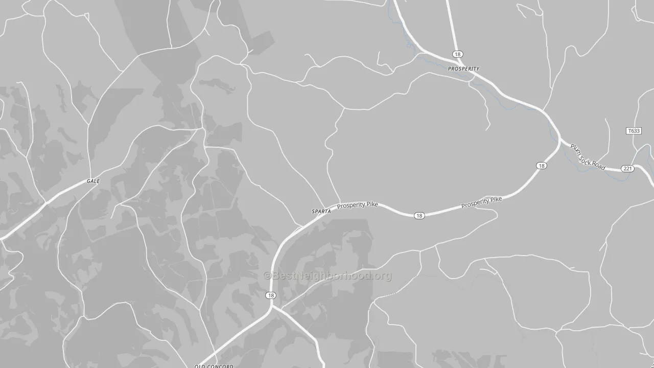 Transit Grade map of Sparta, PA