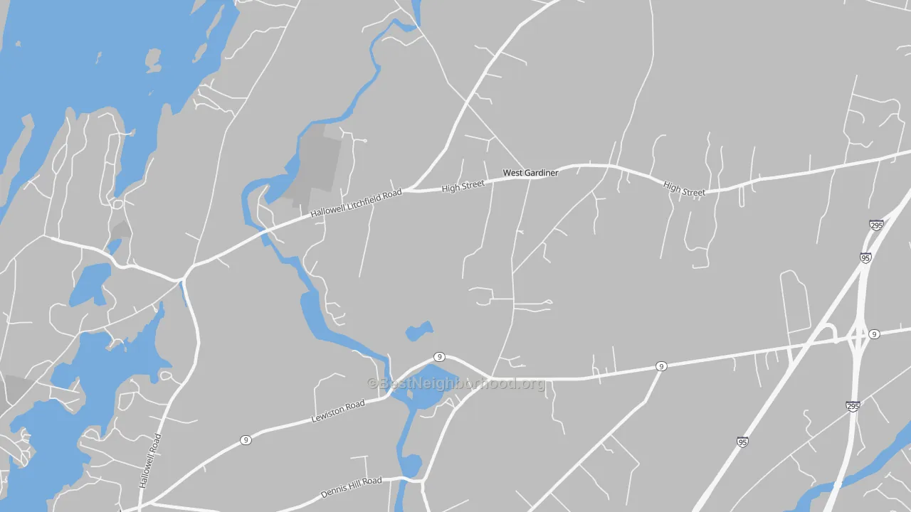 Transit Grade map of Spears Corner, ME