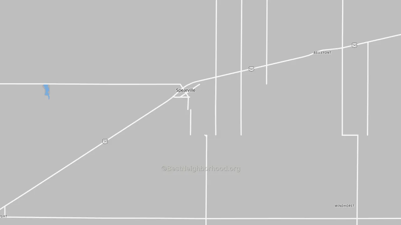 Transit Grade map of Spearville, KS