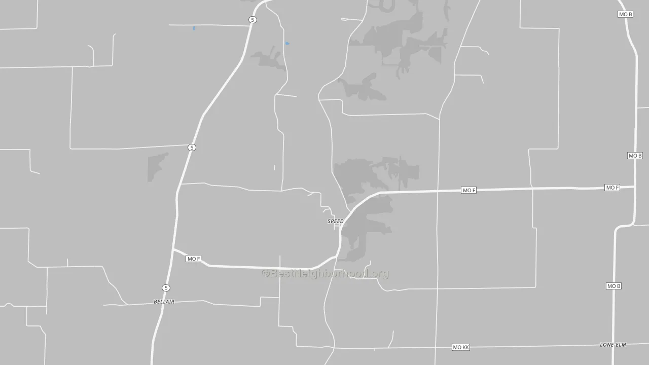 Transit Grade map of Speed, MO