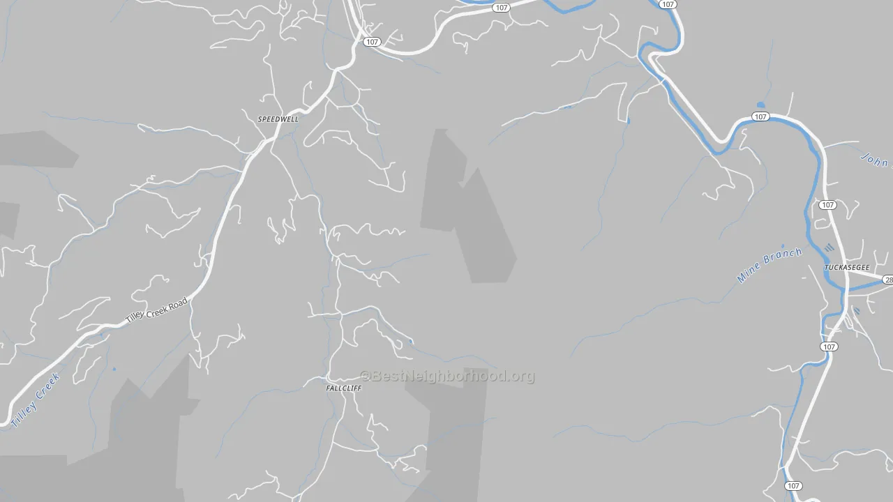 Transit Grade map of Speedwell, NC