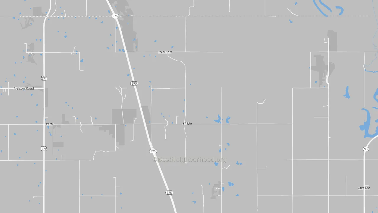 Transit Grade map of Speer, OK