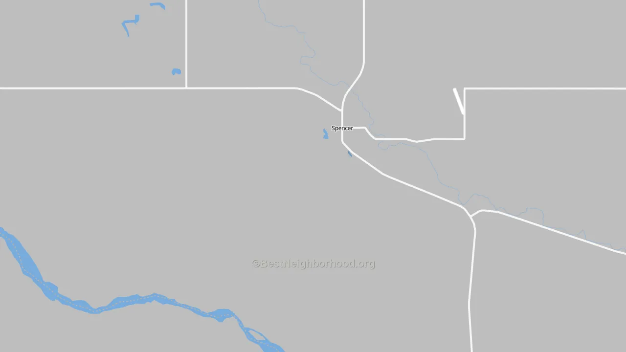 Transit Grade map of Spencer, NE