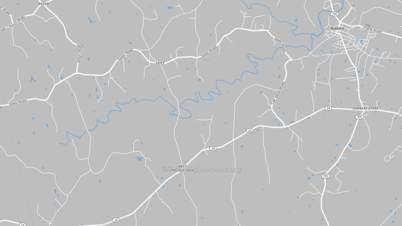 Transit Grade map of Spies, NC