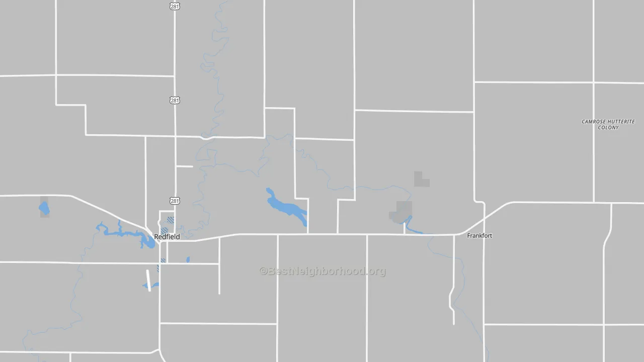 Transit Grade map of Spink County, SD