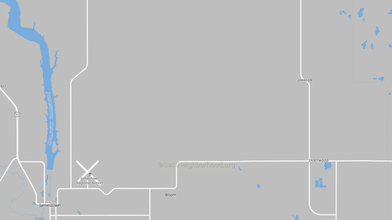 Transit Grade map of Spiritwood, ND