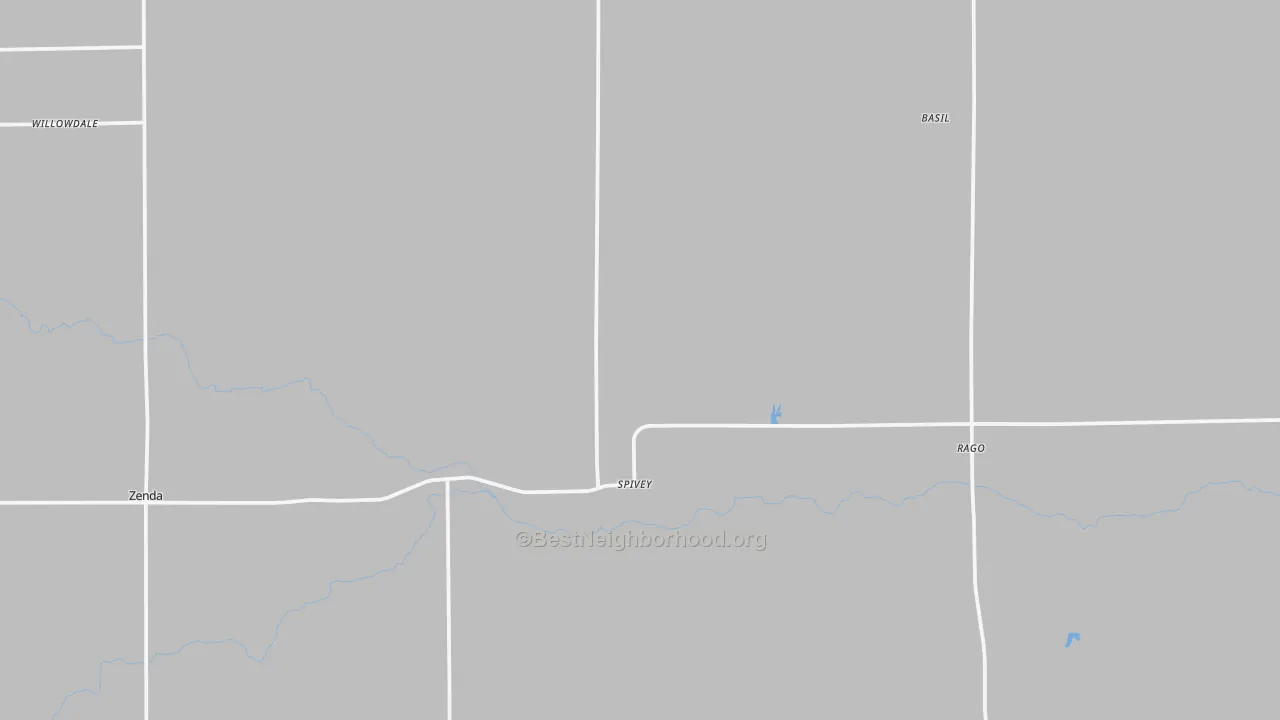 Transit Grade map of Spivey, KS