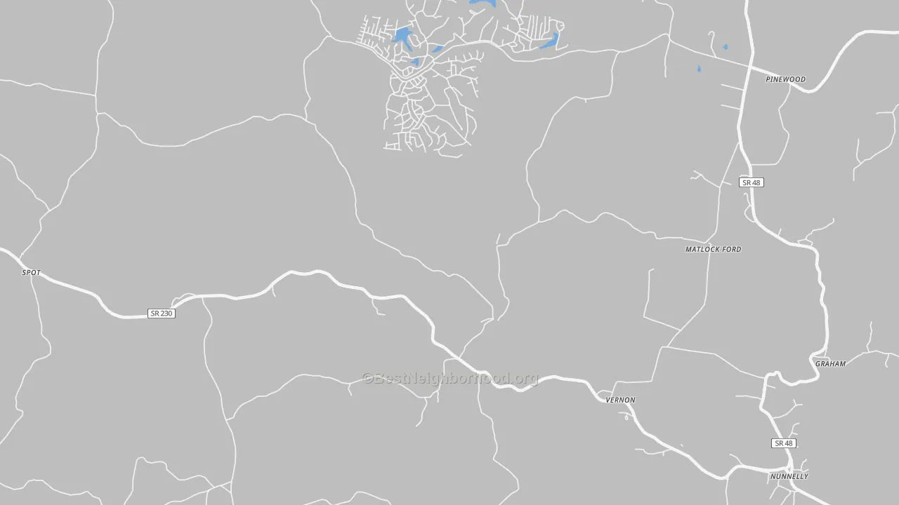 Transit Grade map of Spot, TN