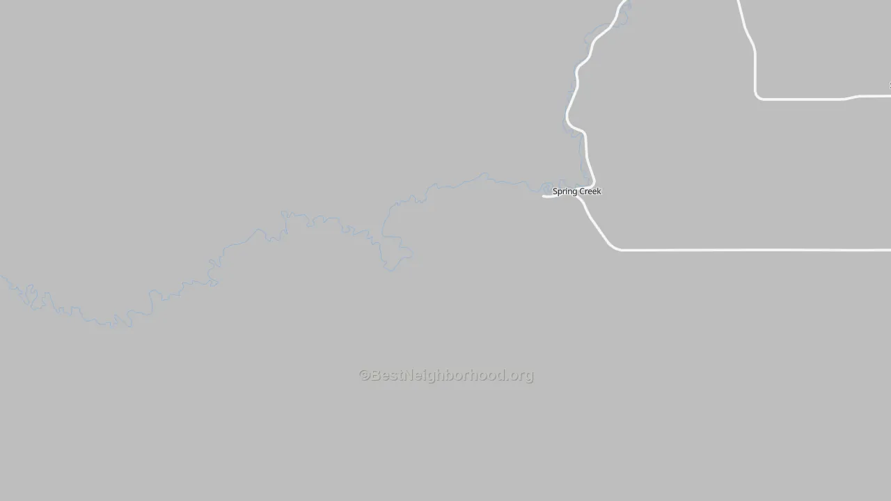 Transit Grade map of Spring Creek, SD