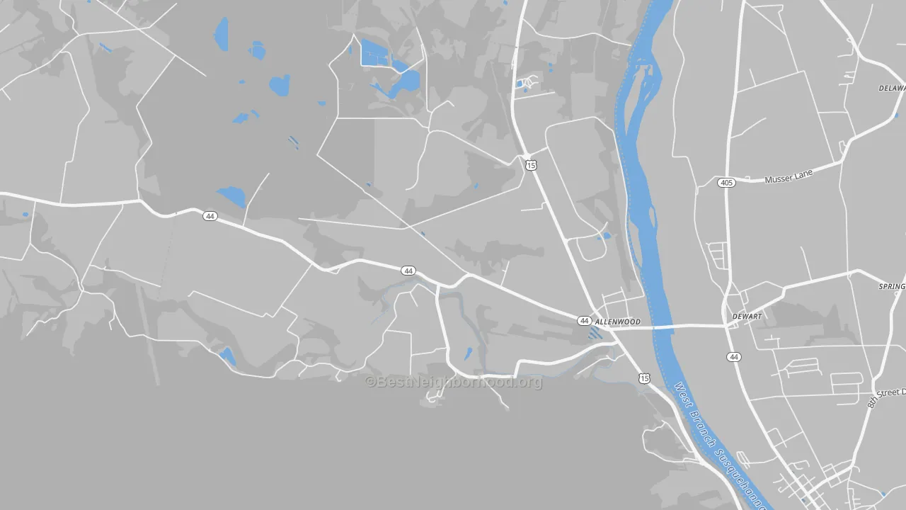 Transit Grade map of Spring Garden, PA
