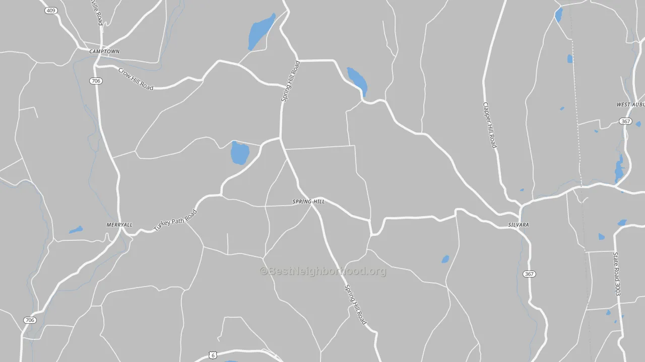 Transit Grade map of Spring Hill, PA