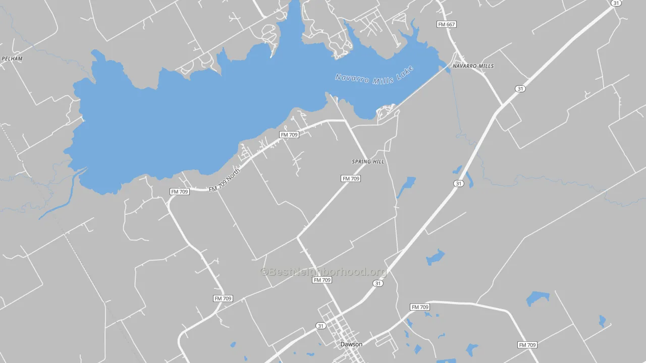 Transit Grade map of Spring Hill, TX
