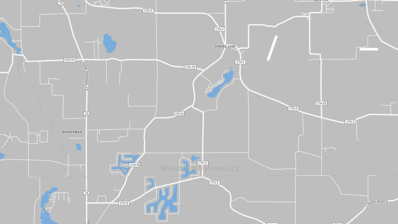Transit Grade map of Spring Lake, WI