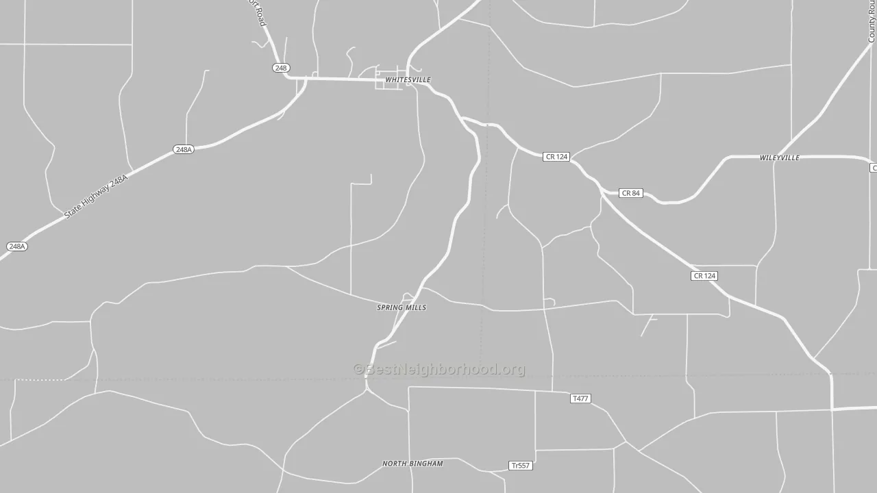 Transit Grade map of Spring Mills, NY