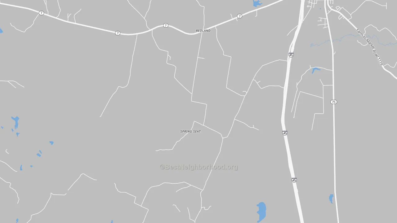 Transit Grade map of Spring Seat, TX