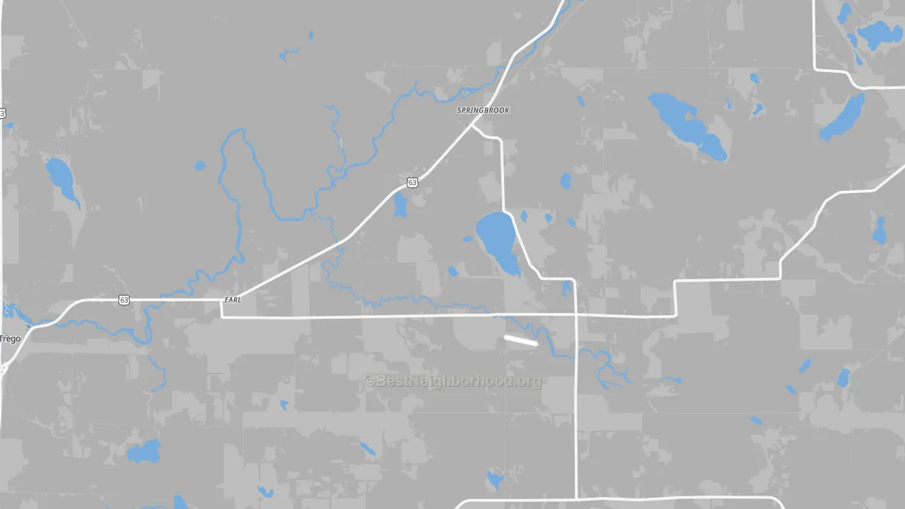 Transit Grade map of Springbrook, WI