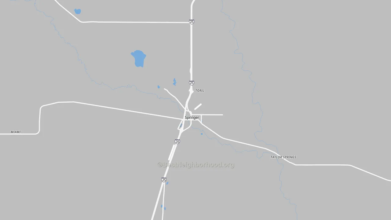 Transit Grade map of Springer, NM