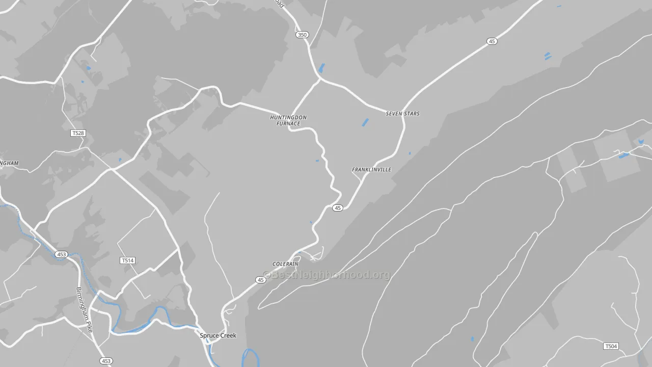 Transit Grade map of Spruce Creek, PA