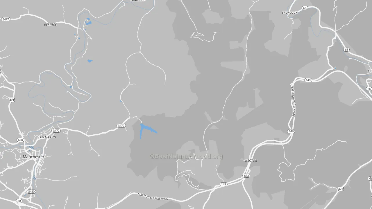 Transit Grade map of Spurlock, KY
