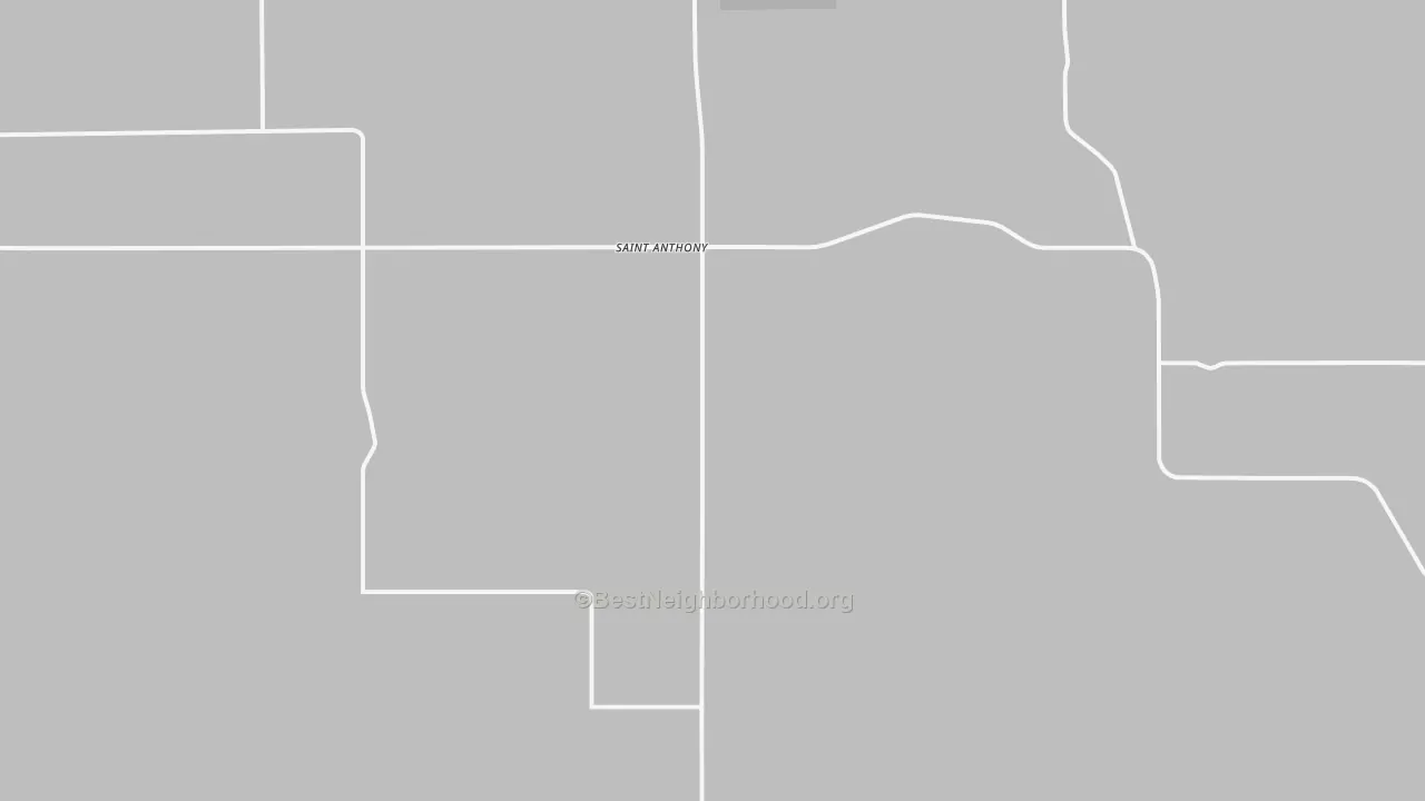 Transit Grade map of St. Anthony, ND