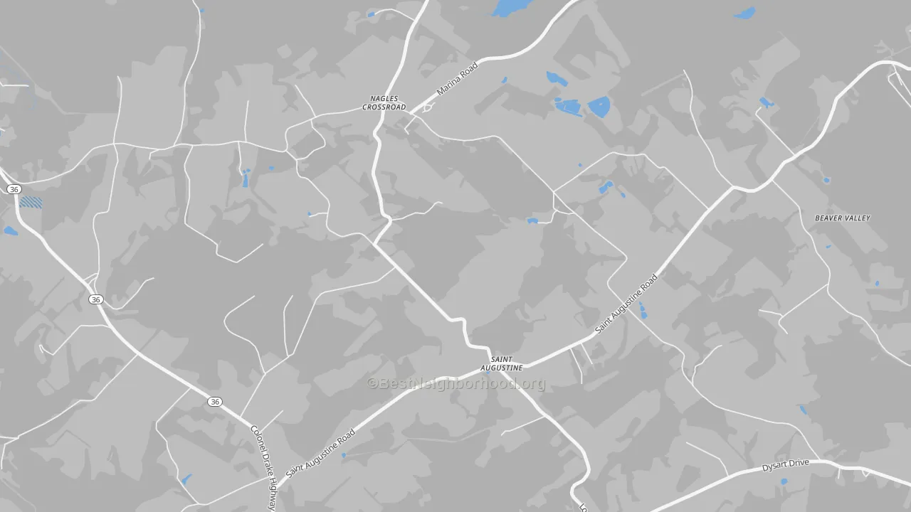 Transit Grade map of St. Augustine, PA