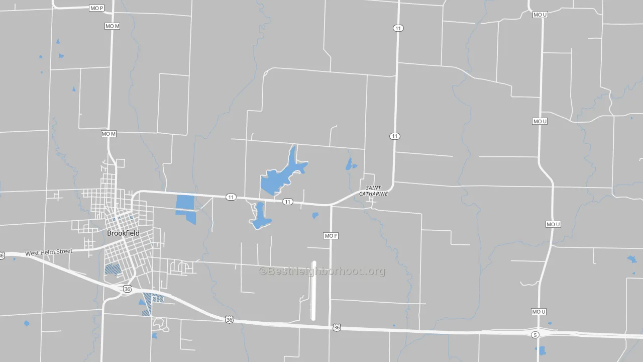 Transit Grade map of St. Catharine, MO