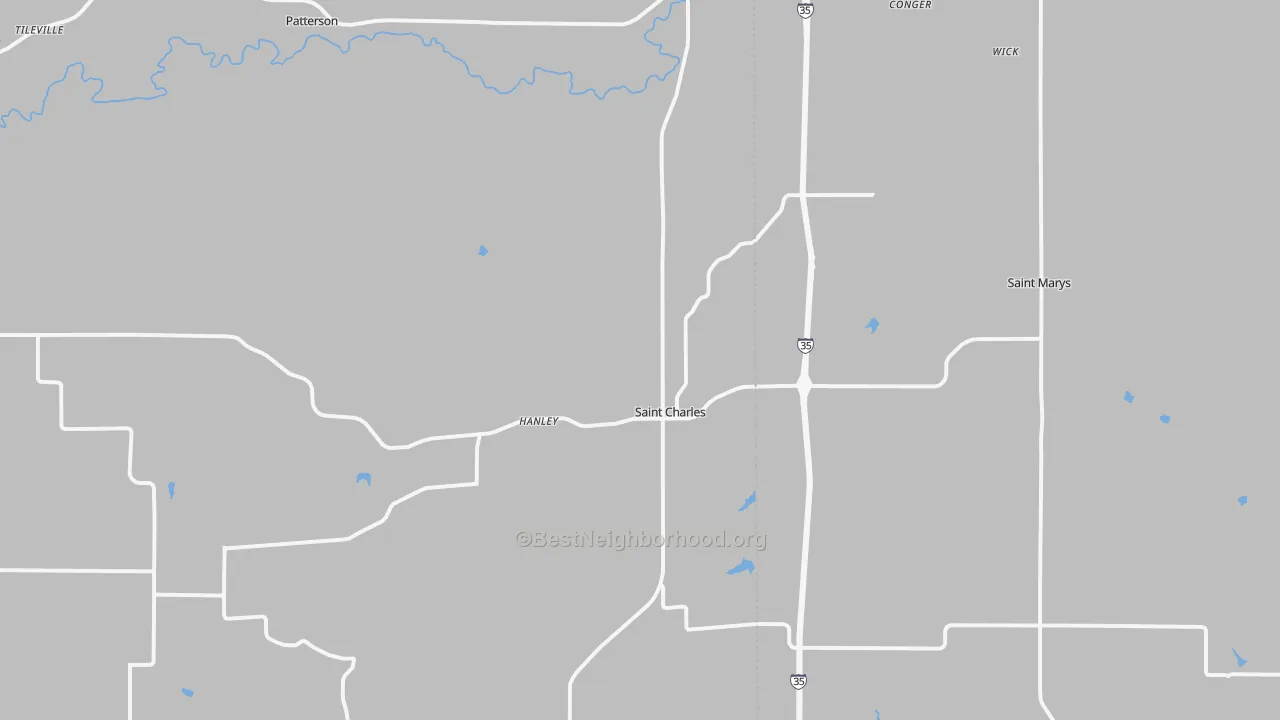 Transit Grade map of St. Charles, IA