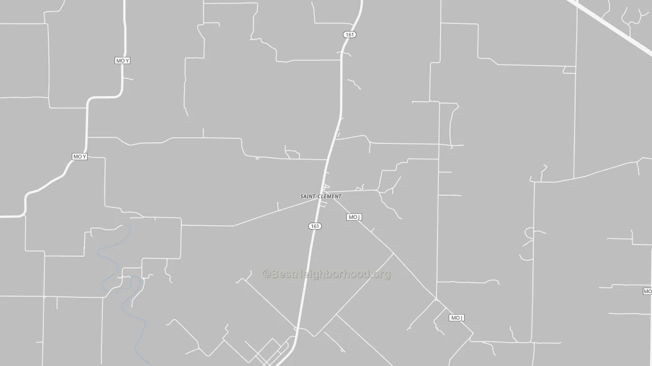 Transit Grade map of St. Clement, MO